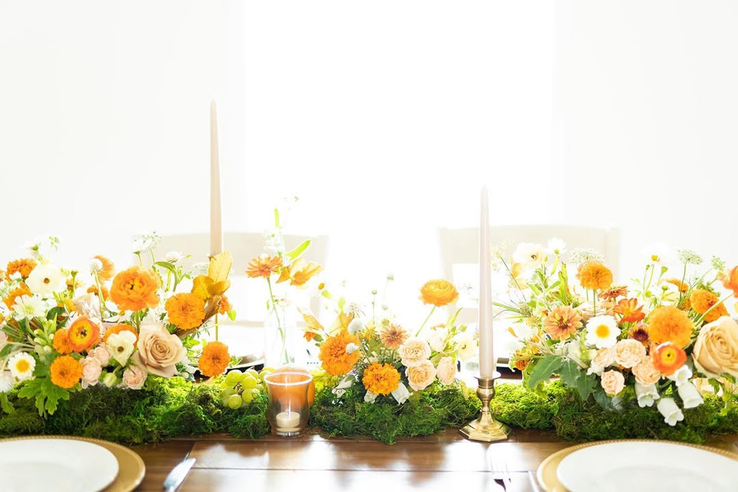 Tablescape · Fall wedding